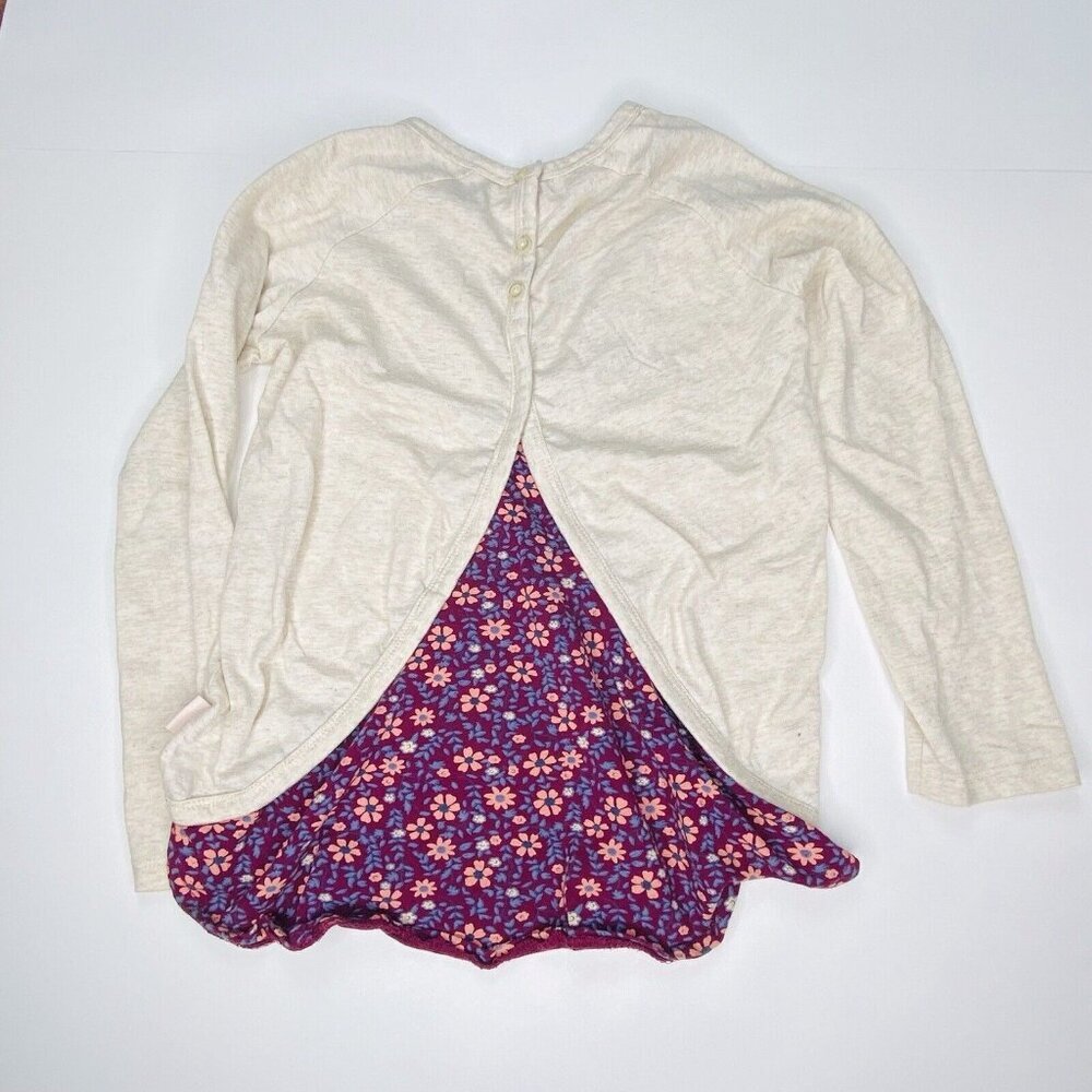 BCBG Girls Multi Color Floral Long Sleeve Shirt 6X - Picture 3 of 3